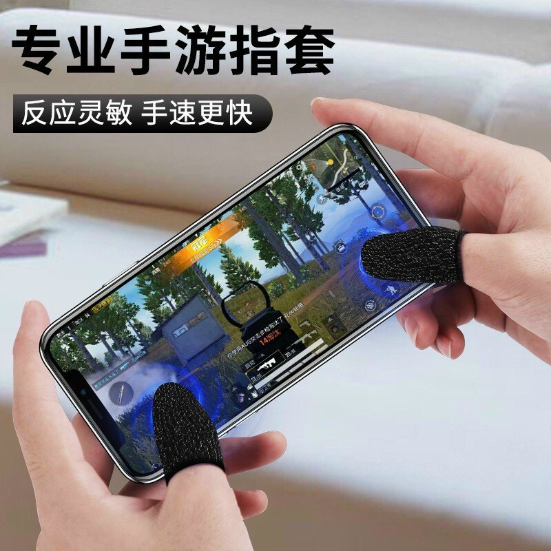 Găng tay chơi game, ngón tay chơi game bao tay xỏ ngón chơi gamming chống mồ hôi, tăng độ nhạy cảm ứng