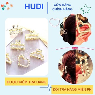 Kẹp Tóc Kim Loại Đính Ngọc Trai Giả - Kẹp Tóc Thời Trang Cho Nữ- Kẹp Tóc Đẹp