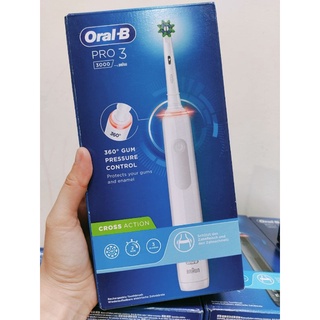 [Đủ bill Pháp] Bàn chải điện Oral b pro 3 3000