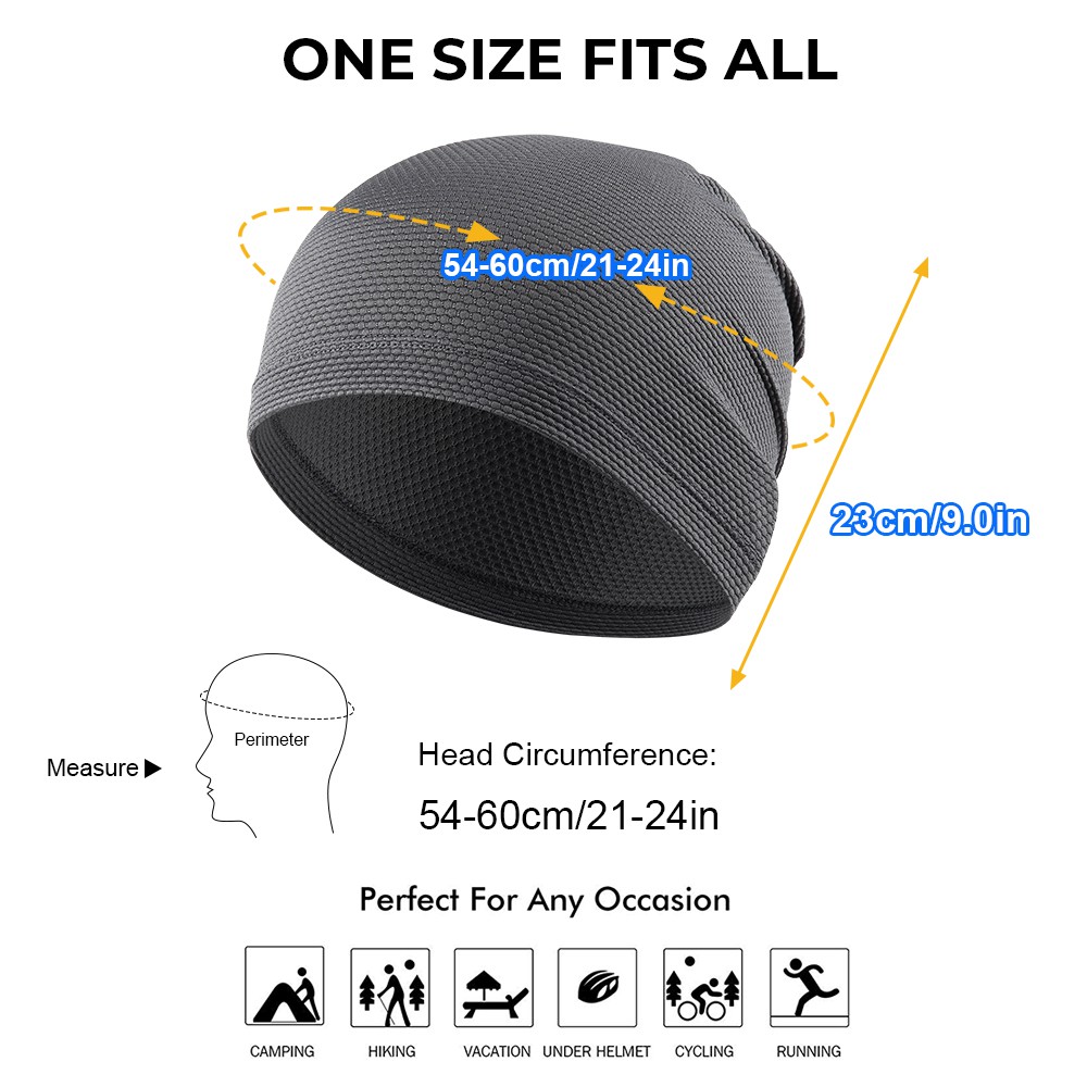 Mũ Beanie thể thao mềm mại thoáng khí thời trang cho nam nữ