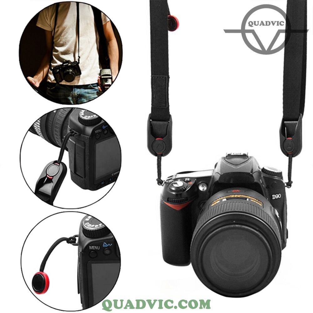 Dây đeo máy ảnh Leash cho Sony Nikon Fujifilm Canon Peak Design Quick connection dslr N00369 QuadVic.com