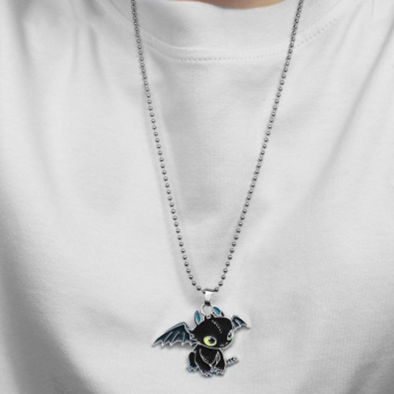 Dây chuyền Gắn Mặt Hình Rồng Độc Đáo Cá Tính Phong Cách Hip-Hop