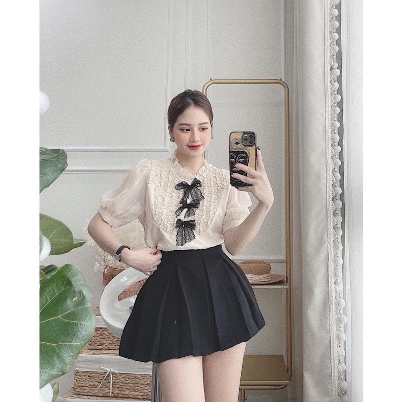  chân váy xếp ly, chân váy nữ đen chất umi cao cấp | BigBuy360 - bigbuy360.vn