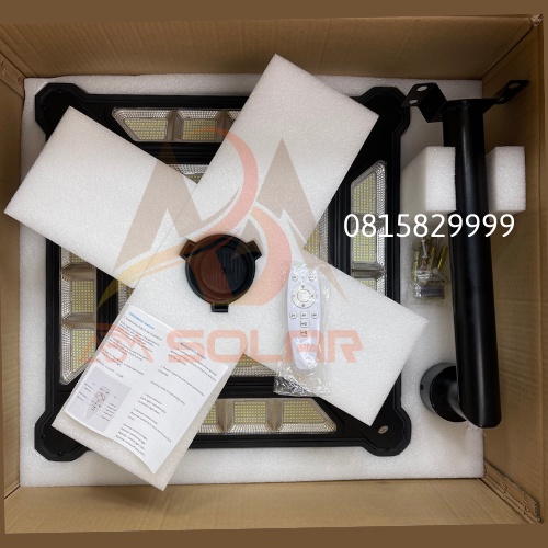 [1000W] Đèn Năng Lượng Mặt Trời Sân Vườn, Đĩa Bay UFO Vuông Siêu Sáng, Chống nước IP 68, Cảm Biến Chuyển Động - ABM SOLA