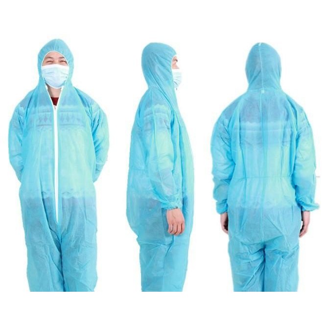 Đồ bảo hộ chóng dịch 8 món, đồ bảo hộ y tế, đồ bảo hộ phòng dịch (size người lớn)