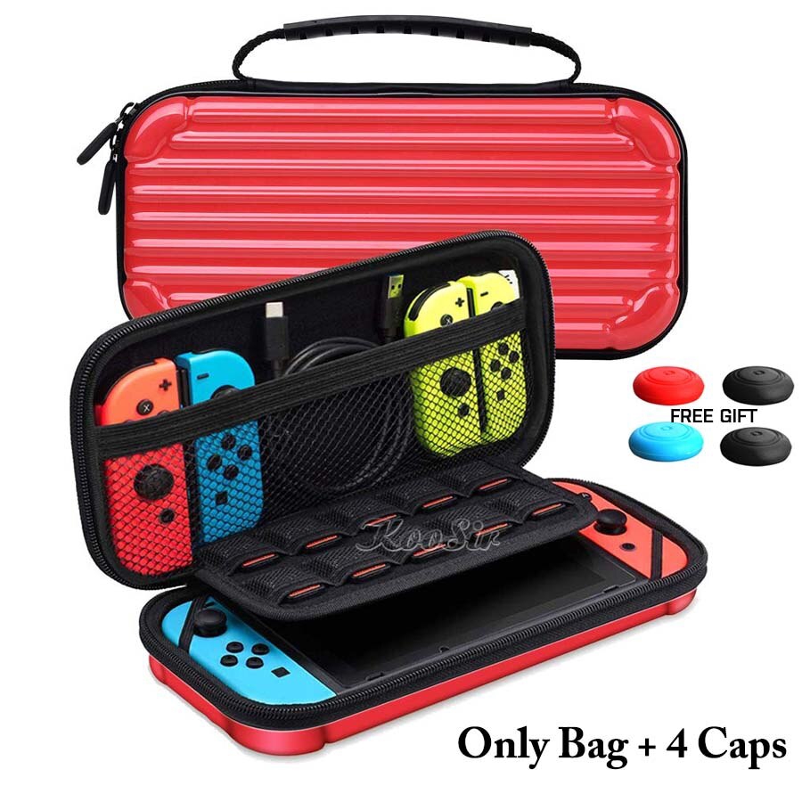 Túi Đựng Máy Chơi Game Nitendo Switch &amp; Switch Oled Bằng Chất Liệu ABS Cứng Siêu Bền
