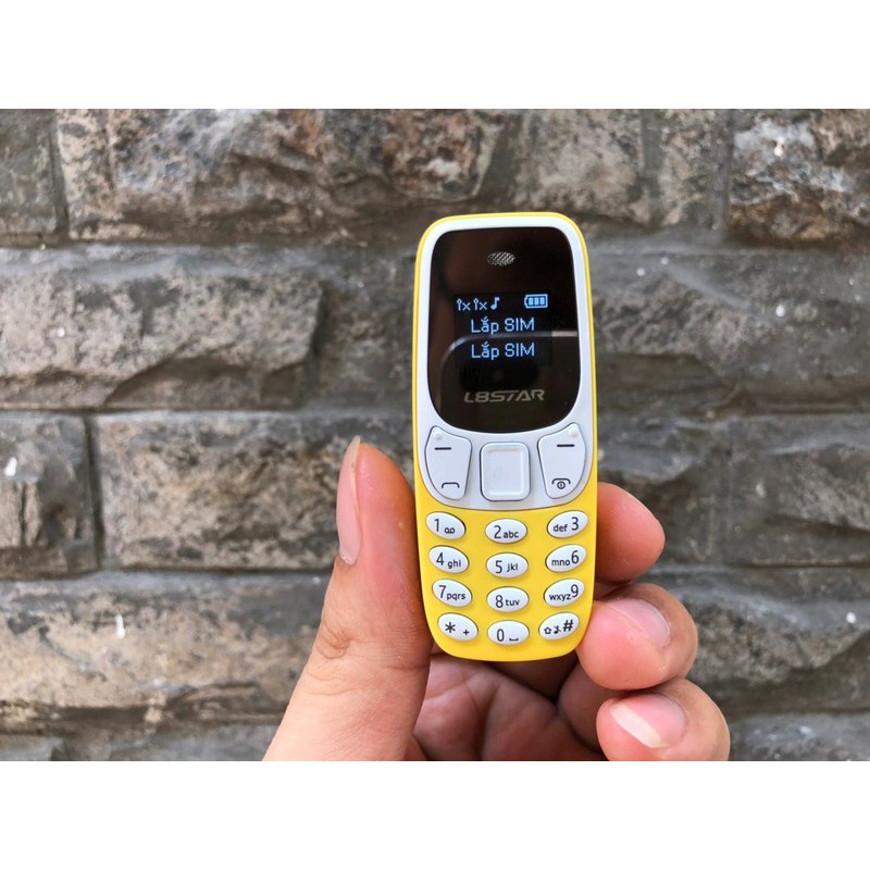 Điện thoại siêu nhỏ BM10 2 sim 2 sóng hỗ trợ thẻ nhớ, kết nối bluetooth