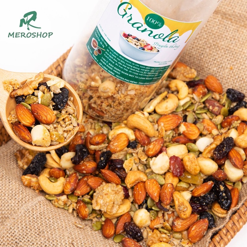 GRANOLA - NGŨ CỐC HẠT VỊ TRUYỀN THỐNG TÚI ZIP