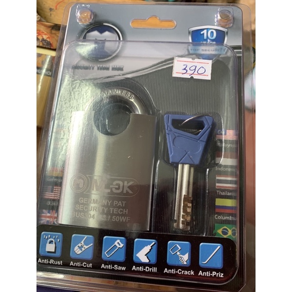 Khoá, ổ khoá nhập khẩu Đức Mlock inox 304 bảo hành 10 năm