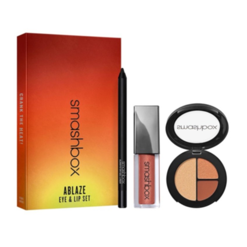 [ Thanh Lý ]Smashbox - Bộ Trang Điểm Mắt và Môi Smashbox Ablaze Eye &amp; Lip Set Fullsize