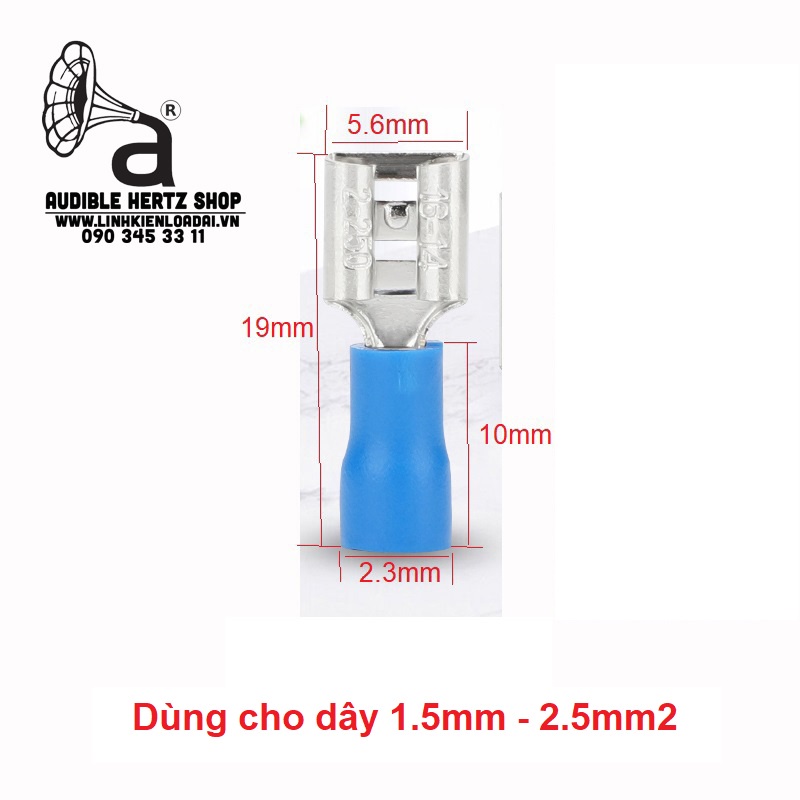 Đầu Cos gài bằng đồng mạ thiếc các size
