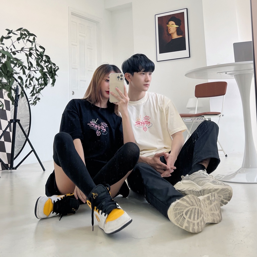 AITHERSTUDIO-Áo thun Teddy Bear cao cấp Unisex Form Rộng