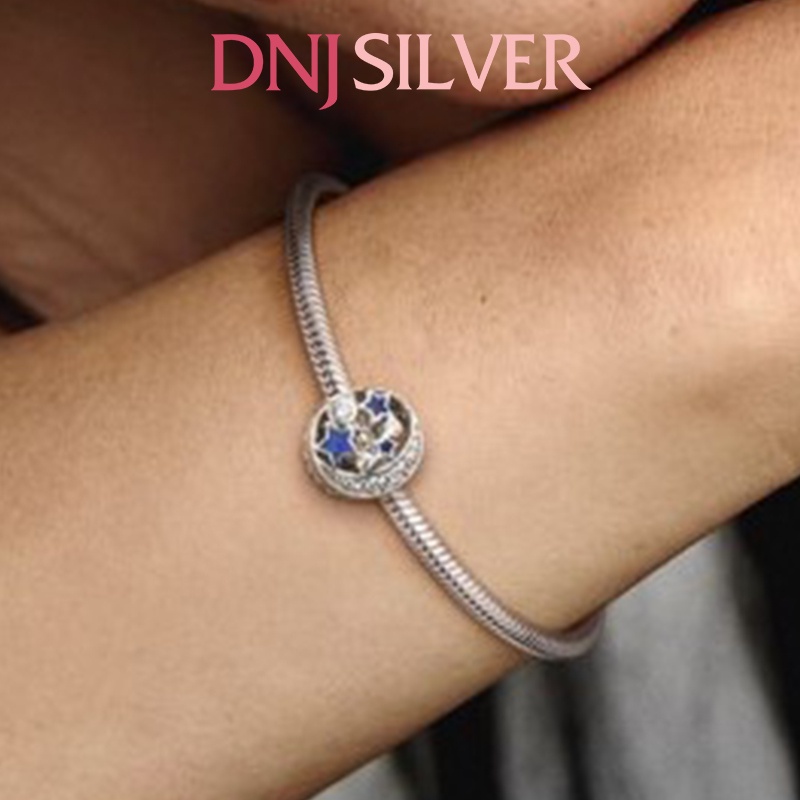 Charm bạc 925 cao cấp, hàng chuẩn bạc - Charm Sparkling Night Sky thích hợp để mix vòng tay charm - DN257