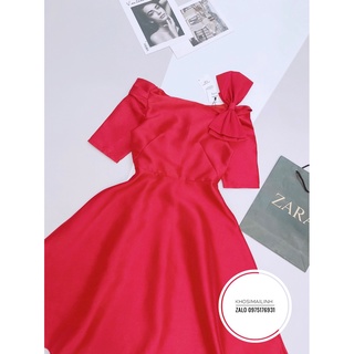 ✨BÁN SỈ✨Đầm  tafta xòe 2 màu đỏ,trắng