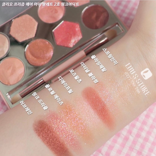 Bảng Màu Mắt Clio Prism Air 02 Pink Addict