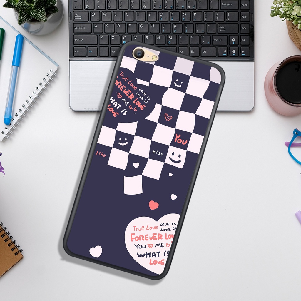 Ốp Lưng OPPO A33 - A37 - A39 - A57 2016 - A59  , In Hình &quot;Black Heart&quot; Phong Cách Đẹp.