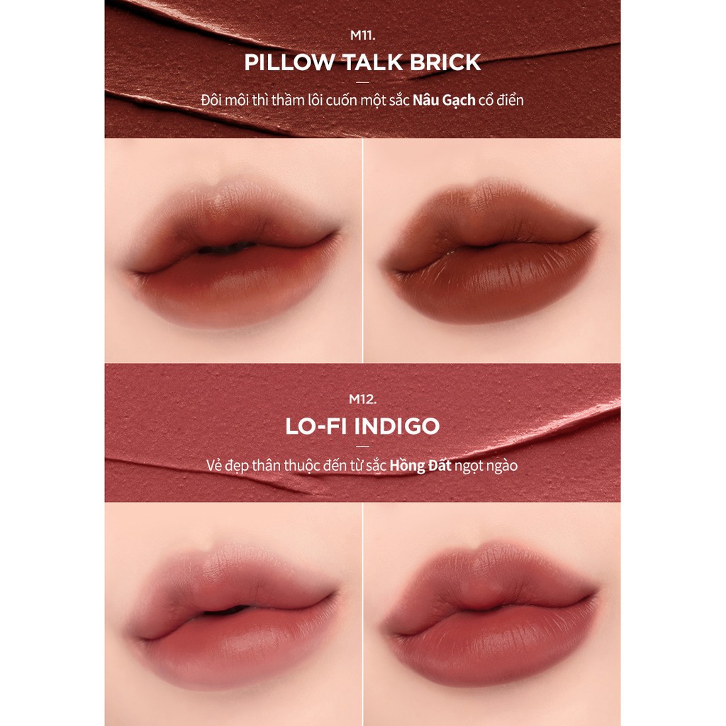 (Có sẵn) Son Kem Lì Merzy Dreamy Late Night Mellow Tint | Thế Giới Skin Care