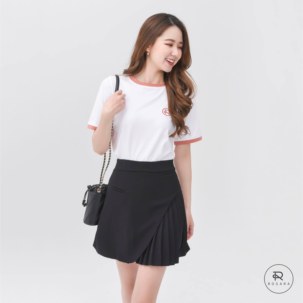 Áo thun phông thời trang nữ chất siêu mịn mát co dãn Rosara SP113 | BigBuy360 - bigbuy360.vn