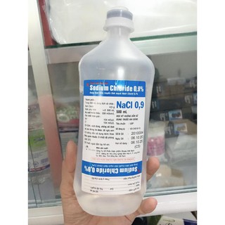Dung dịch truyền tĩnh mạch - nước muối truyền tĩnh mạch Nacl 0,9% 500ml