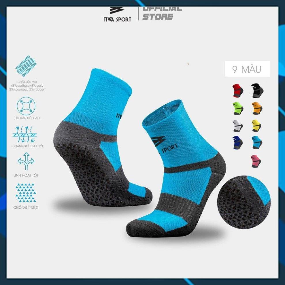 Vớ chống trượt đá banh, tất chống trơn đá bóng thương hiệu TIWA dành cho các môn thể thao, bóng đá, nhiều màu sắc.