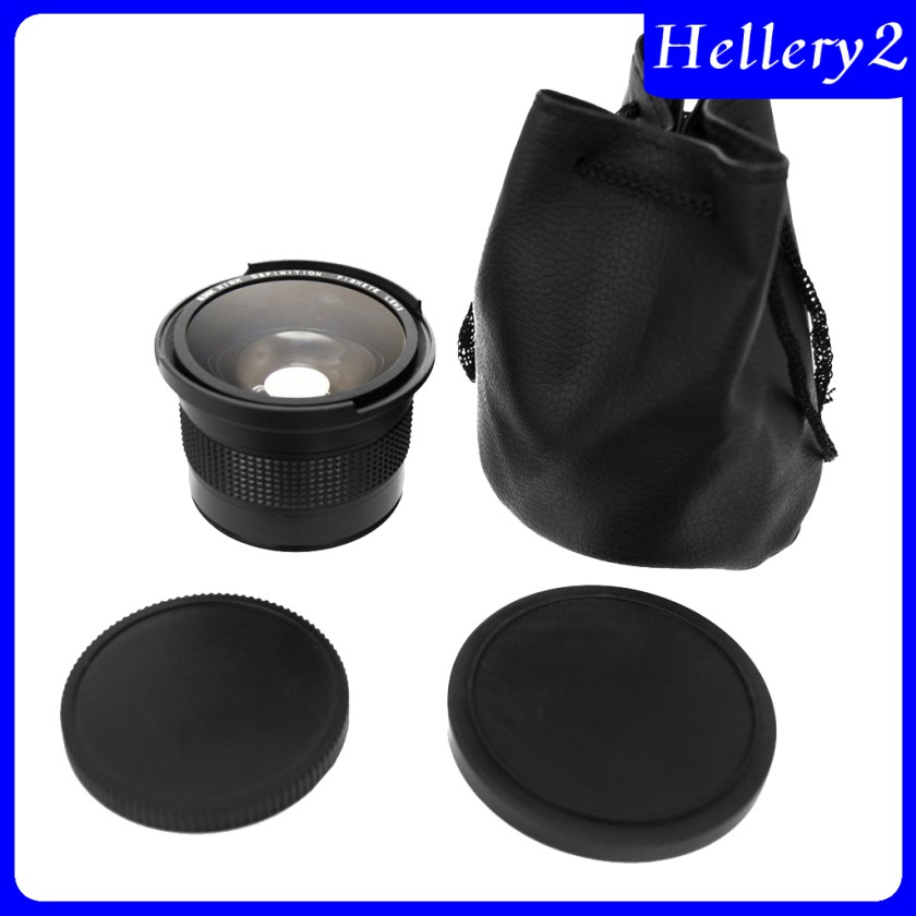 Ống Kính Fisheye Góc Rộng 52mm 0.35x Cho Canon Nikon Sony Minolta Panosonic