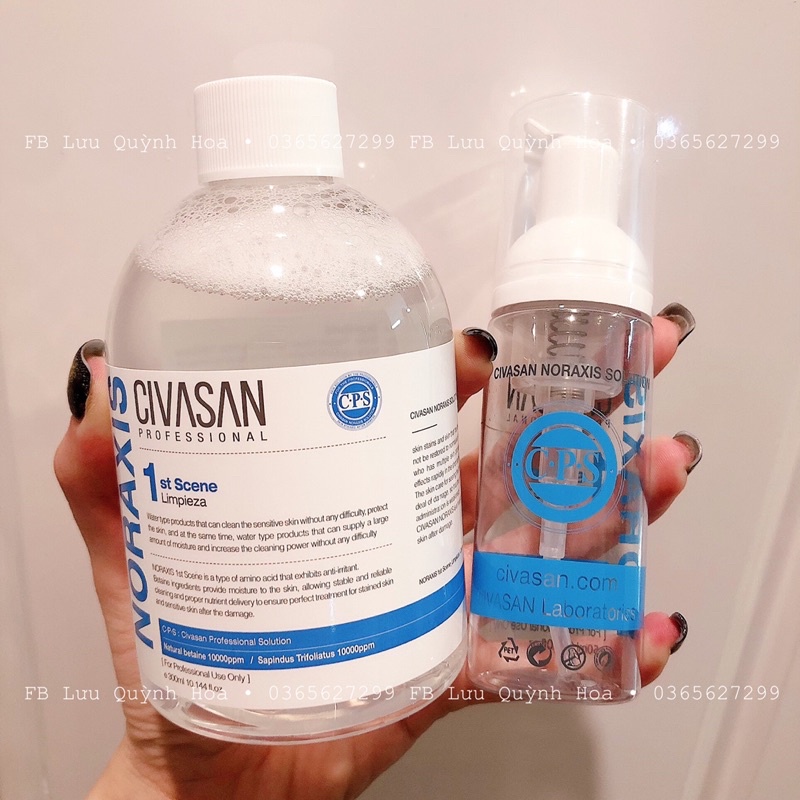 Nước tẩy trang Civasan Noraxis 1st Scene sạch sâu 300ml