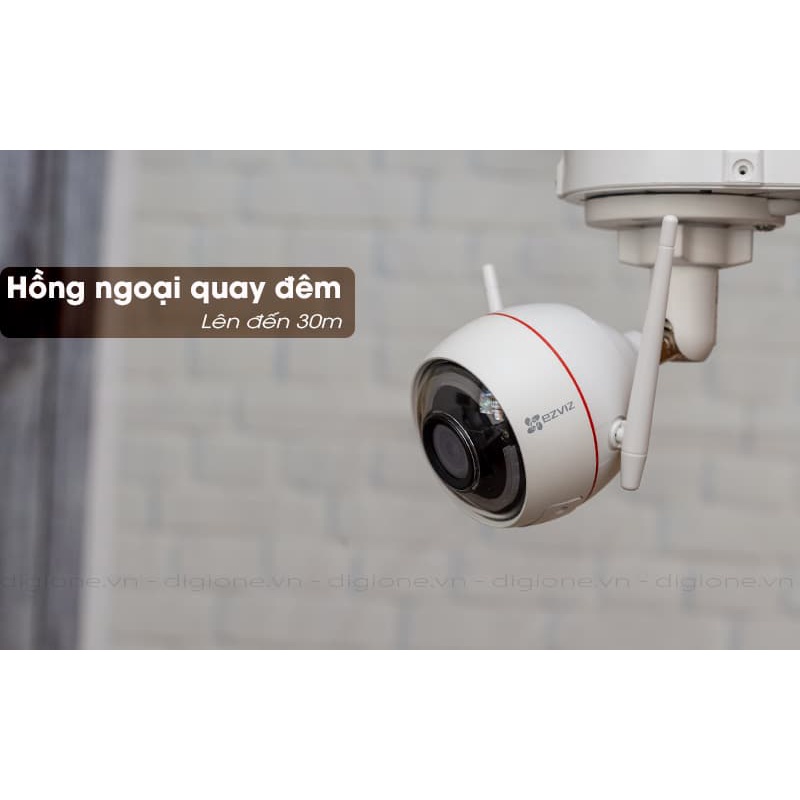 Camera Ezviz C3W 2MP 1080P Có còi đèn báo động - Đàm Thoại 2 chiều