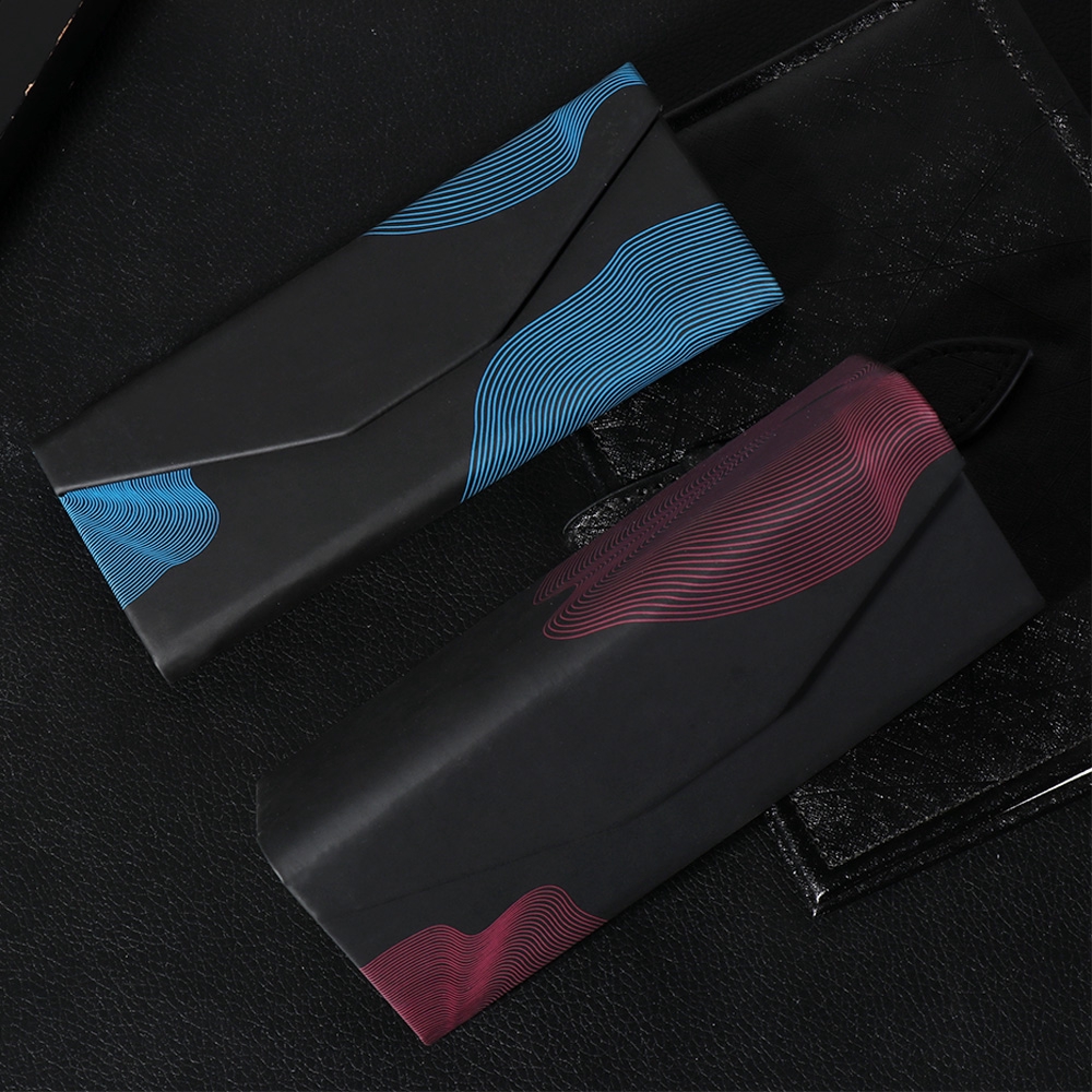 Hộp đựng kính mắt hình khối tam giác có thể gấp gọn