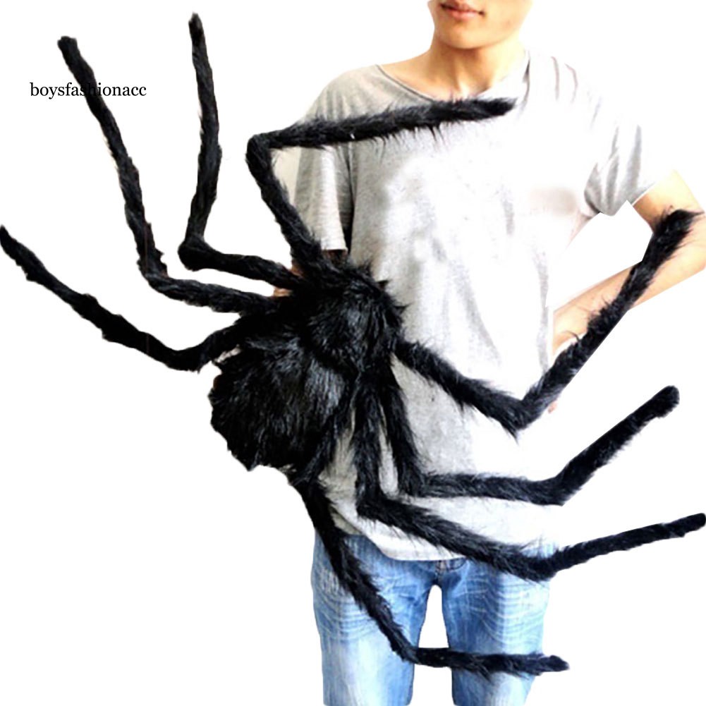 Phụ kiện trang trí Halloween hình nhện khổng lồ