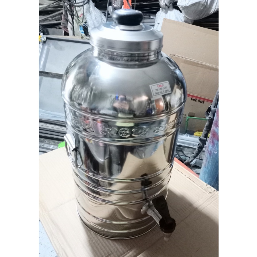 BÌNH CHỨA NƯỚC 20L INOX 304 CAO CẤP