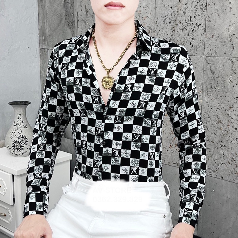 áo sơ mi nam lụa cao cấp
