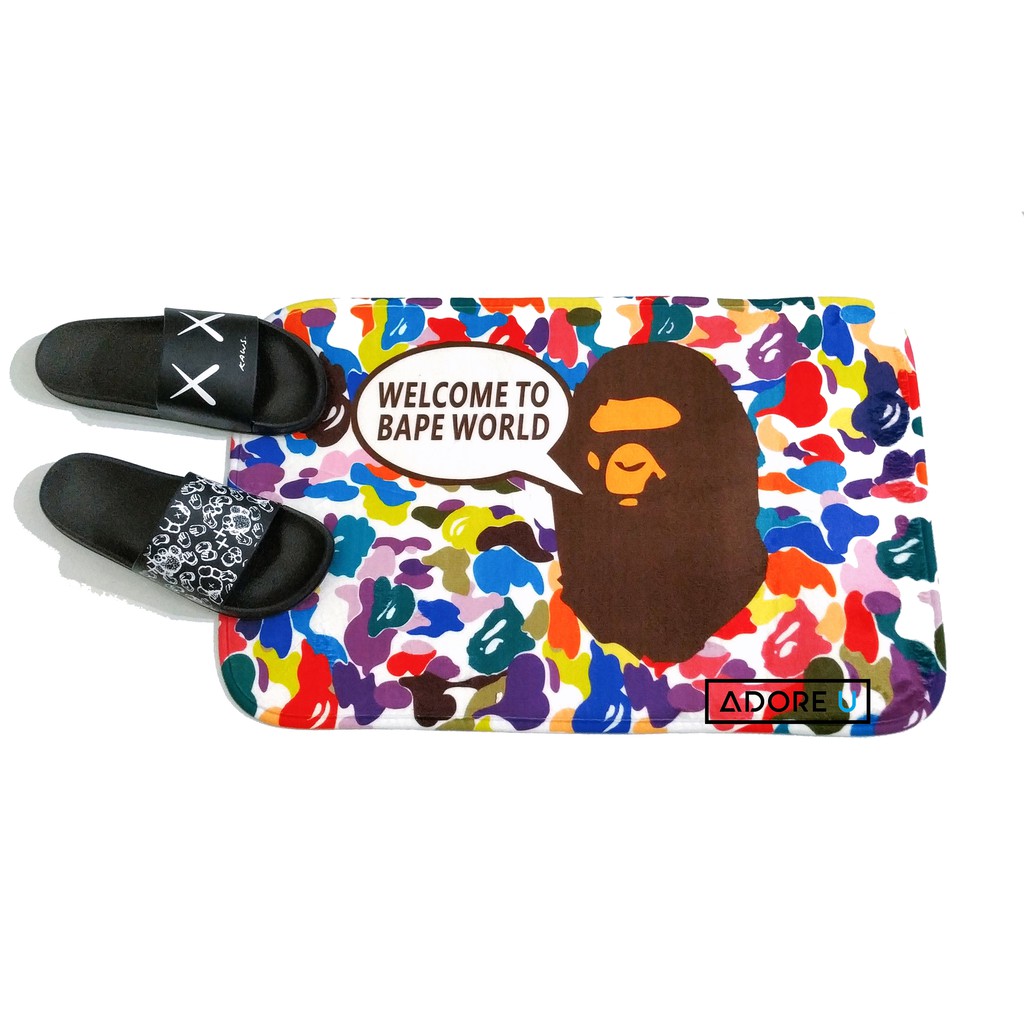 Thảm lót chân Bape / Supreme
