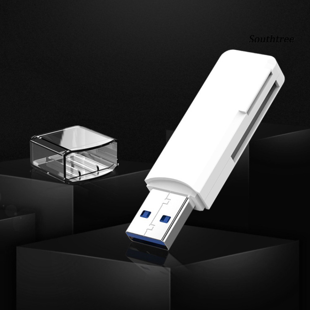 【Ready stock】Mini USB 3.0 Micro Secure Digital TF Memory Card Reader Adapter for PC Laptop