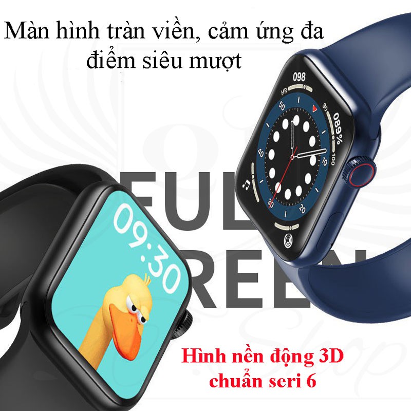 Đồng Hồ Thông Minh HAFU HW12 S6 Tiếng Việt Thay ảnh Thay dây Nghe gọi Tràn viền Núm xoay Bluetooth 5.2 40mm