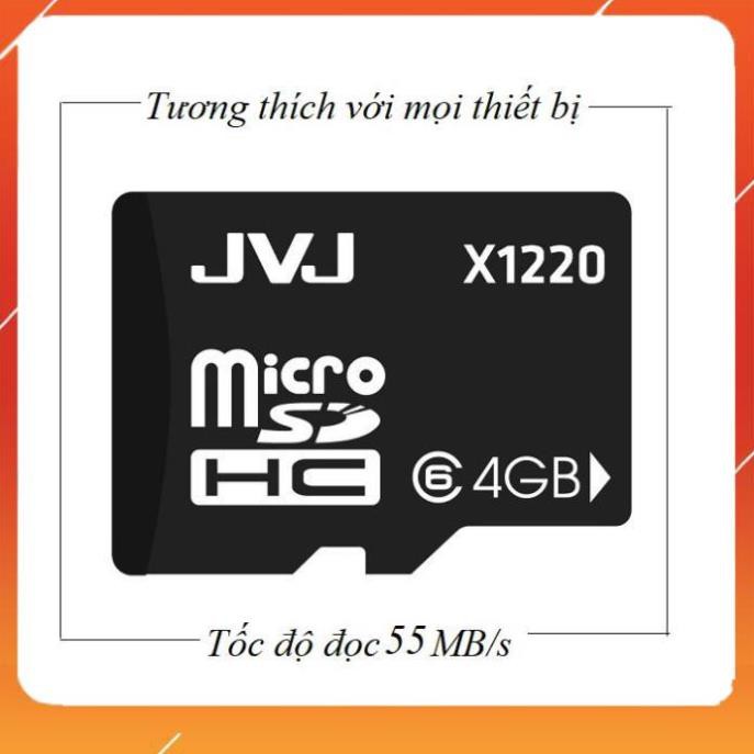 Thẻ nhớ JVJ 32GB/16GB/8GB/4GB tốc độ cao, bảo hành 5 năm chính hãng