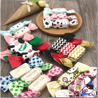  Giấy gói kẹo nougat xoắn 2 đầu  sét 50 tờ  nhiều mẫu 