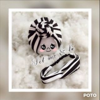 Sét mẹ và bé kẻ đen trắng