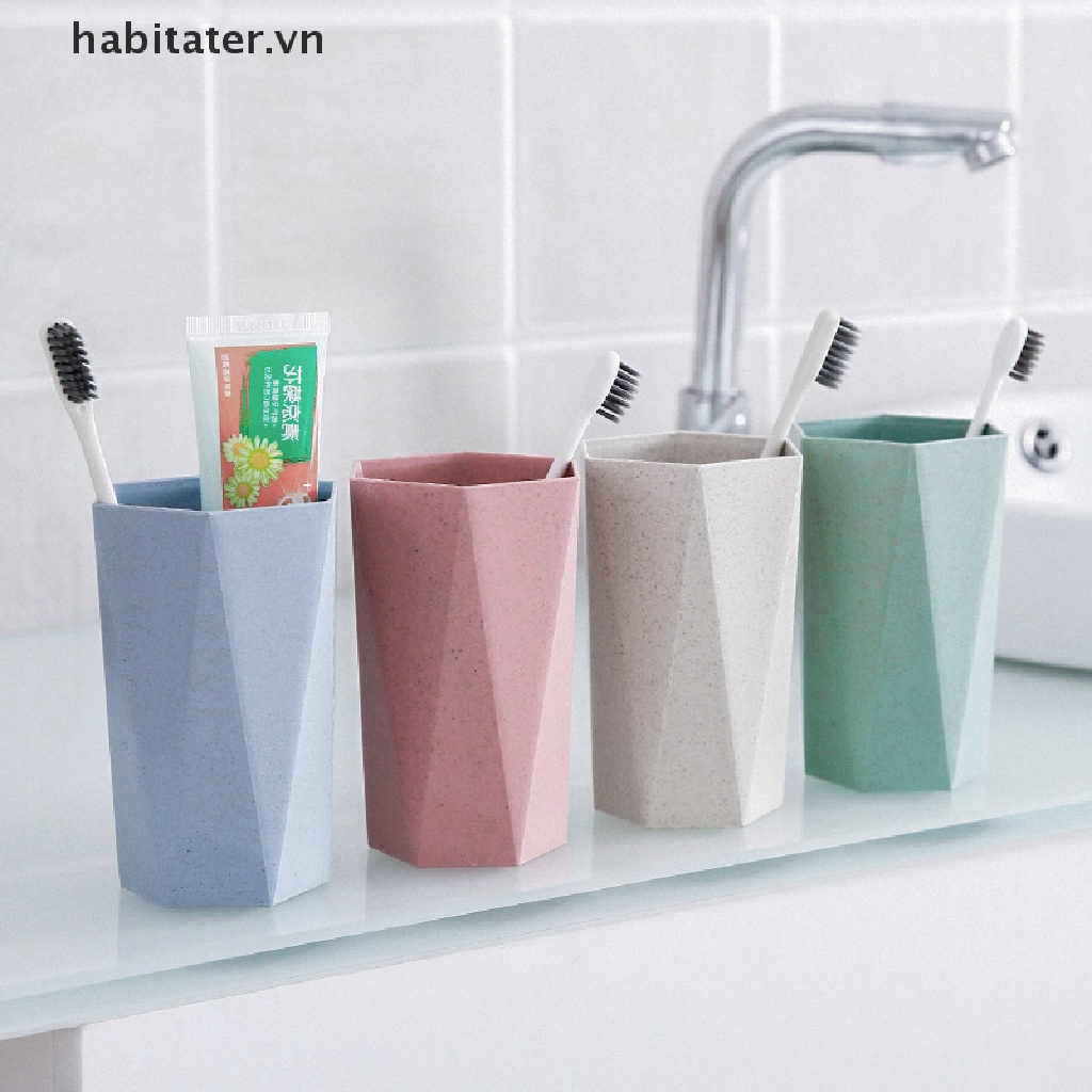 Cốc Đánh Răng Chất Liệu Lúa Mạch Cao Cấp Dành Cho Cặp Đôi