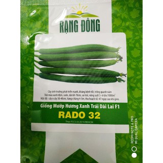 Hạt giống Mướp hương xanh trái dài 1gr❤️FREESHIP XTRA❤️