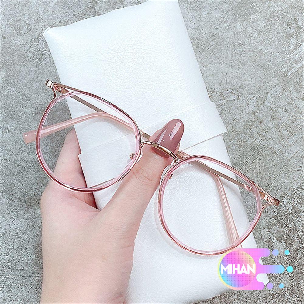 Kính Chống Tia UV/Chống Ánh Sáng Xanh Gọng Kim Loại Dễ Thương Dành Cho Nữ MIHAN1