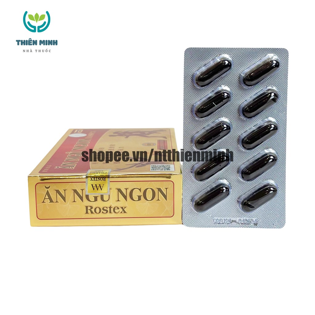 Viên Ăn Ngủ Ngon Rostex tăng cảm giác thèm ăn, dễ ngủ - Hộp 30 viên