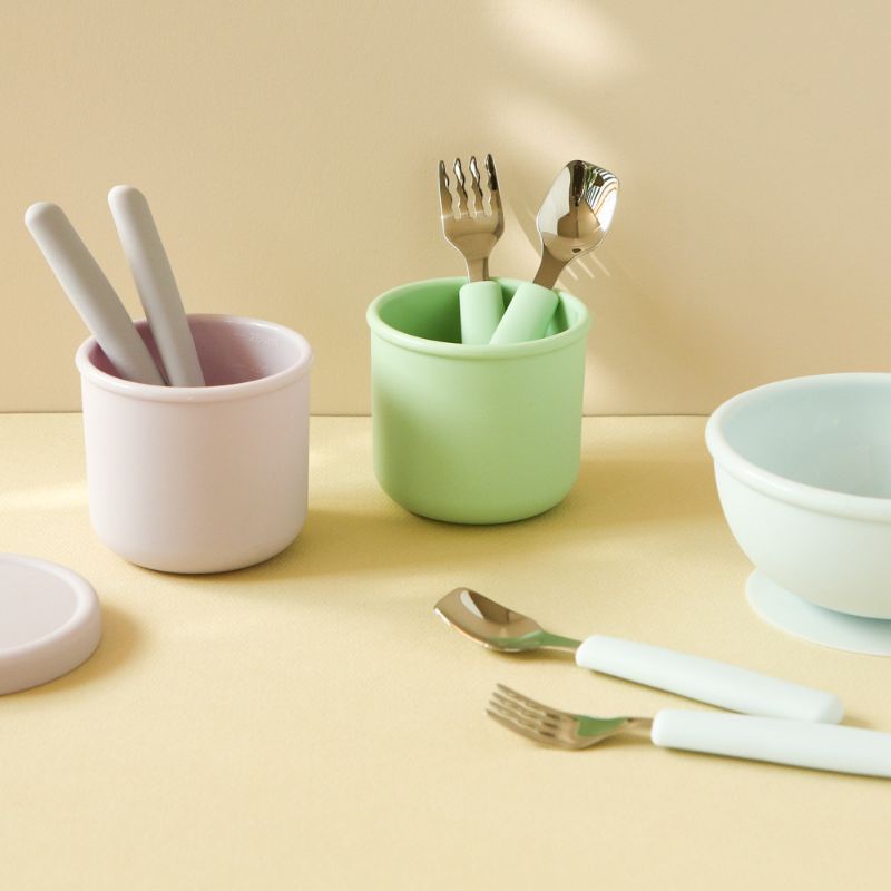 SET THÌA DĨA BONBON DAILYLIKE NỘI ĐỊA HÀN CHO BÉ KÈM HỘP ĐỰNG