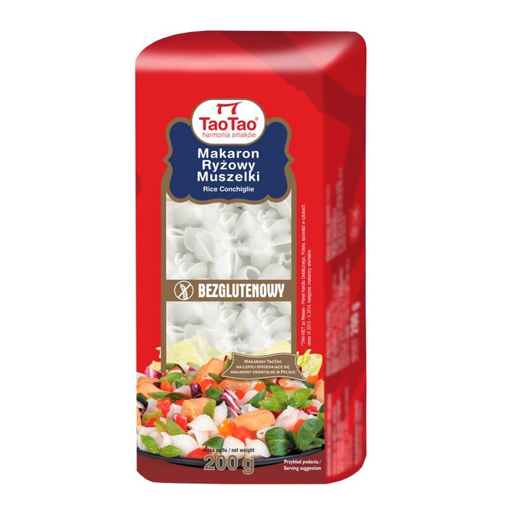 Nui Gạo Hình Vỏ Sò TaoTao (1 Gói x 200g)