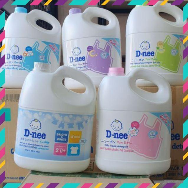 [Chính Hãng]  Chính hãng có tem Đại Thịnh - Nước giặt quần áo em bé Dnee 3000ml