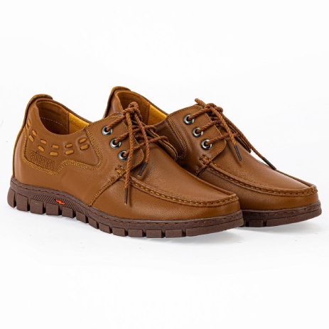 Giày da nam chất liệu da bo 100% mã giày Lex23 - vàng