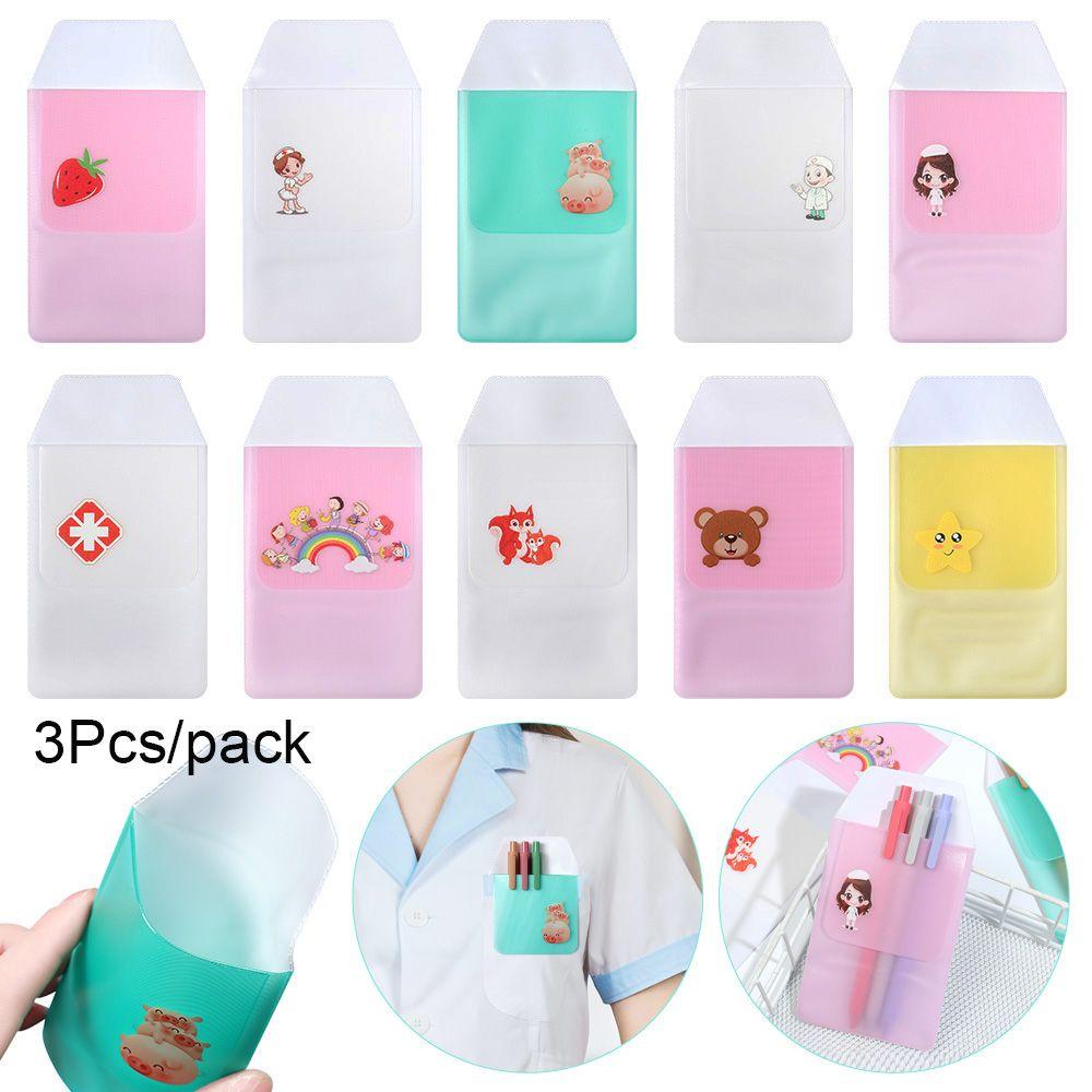 CHOOKEY Set 3 Túi Đựng Bút Tiện Lợi Ốp