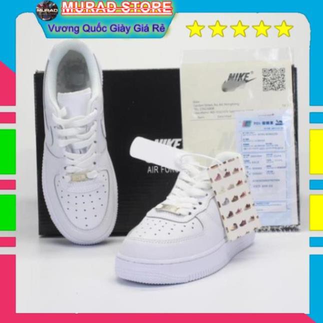 [TẶNG TẨY VỆ SINH+TẤT] Giày thể thao sneaker A F 1 trắng full box 1.1 NTT1