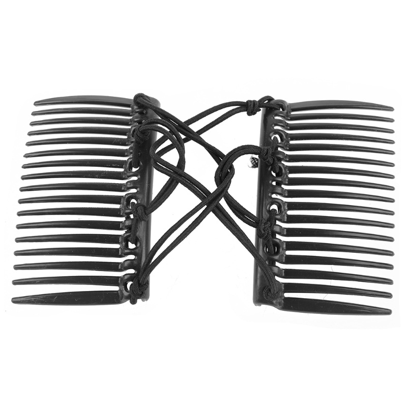 Kẹp Tóc Đôi Co Giãn Không Làm Hại Tóc Đuôi Ngựa Giá Đỡ