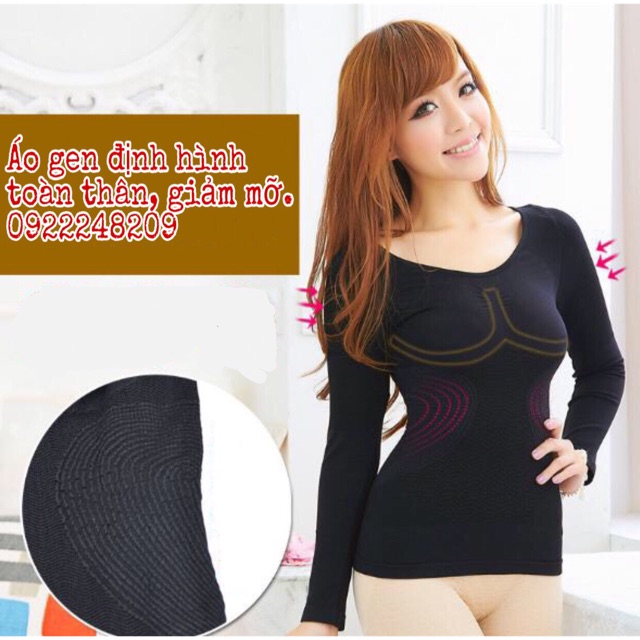 Áo Gen Giữ Nhiệt - Định Hình Sau Hút Mỡ - Siết eo, vai, bắp tay
