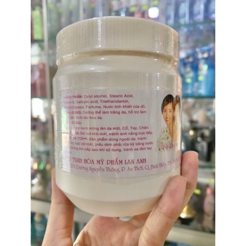 Kem whitening Lan anh trắng da toàn thân hủ 250g